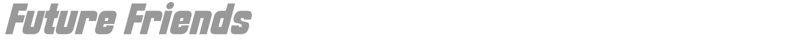 Future Friends font preview